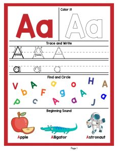 Alphabet-Worksheet 2